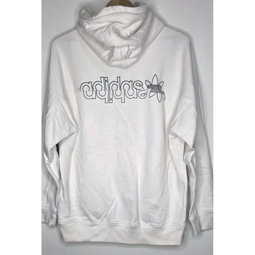 Adidas R.Y.V. Hoodie Men L Core White Black FS Oth Hoody Hoodie Pullover Gym‎